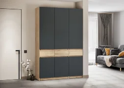 Шкаф 3-х створчатый Стоуби ШК-1500, Графит