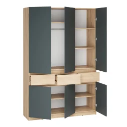 Шкаф 3-х створчатый Стоуби ШК-1500, Графит