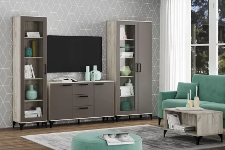 Тумба Марсель НМ 013.79, софт графит 