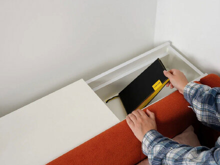 Тумба выкатная 16.159 Марвэл, белый 