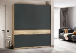  Шкаф 4-х створчатый Стоуби ШК-2000, Графит