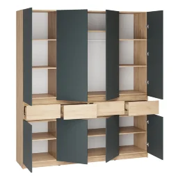  Шкаф 4-х створчатый Стоуби ШК-2000, Графит