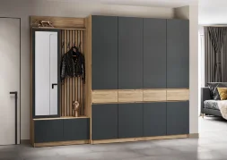  Шкаф 4-х створчатый Стоуби ШК-2000, Графит