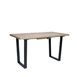Стол раздвижной Leset Ларс 2Р Дуб / Металл черный