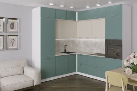 Кухонный гарнитур Глория гранд прайм, 220х250 см 