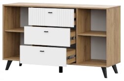 Комод двухстворчатый 3 ящика Милан