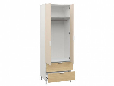 Шкаф 2-х створчатый 16.317.02 Марвэл, белый 