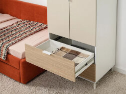 Шкаф 2-х створчатый 16.317.02 Марвэл, белый