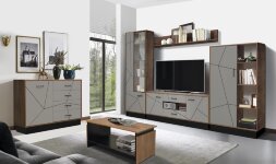 Шкаф комбинированный 54.06 Гамма, грей