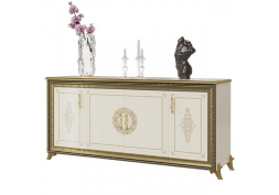 Комод 4-х дверный Версаль, Слоновая кость
