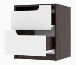 Тумба прикроватная Гавана, белый глянец
