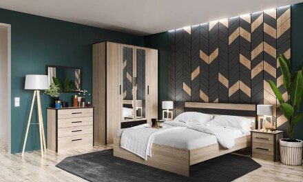 Шкаф 4х-створчатый Лирика 