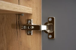 Шкаф четырехстворчатый Роджина дуб крафт / графит