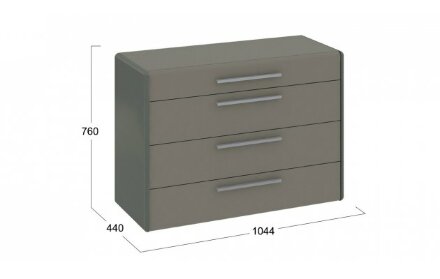 Комод с 4-мя ящиками Наоми 