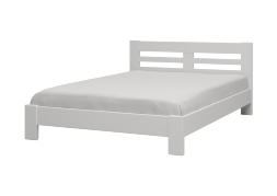 Кровать из массива Тора, белый античный