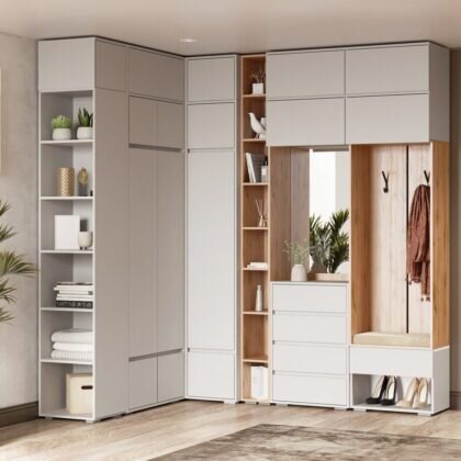 Пенал завершающий Прага, Белый 