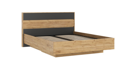Кровать парящая Роджина дуб крафт / графит 