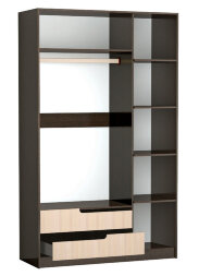 Шкаф трехстворчатый Гавана, белый глянец