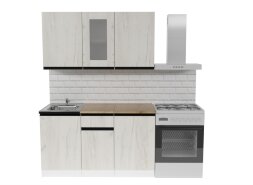 Кухонный гарнитур Амели медиум, 140 см