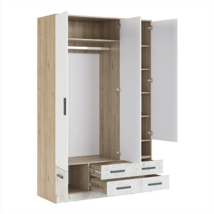 Шкаф трехдверный Алиса (мод.10) 