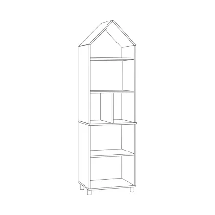 Шкаф-стеллаж Эйп 