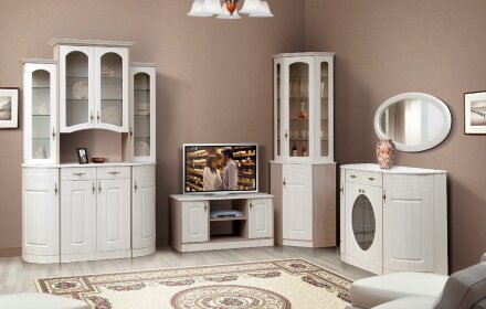 Шкаф универсальный с зеркалами Венеция В-1  