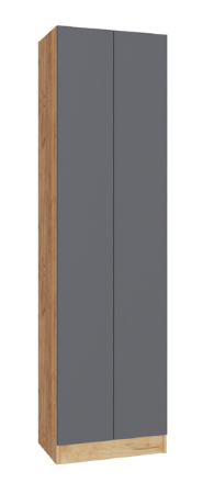 Шкаф платяной Руэлла, Крафт золотой/Графит серый 