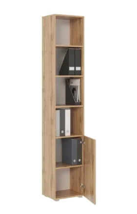 Стеллаж Офис 400 6 полок с дверцей 