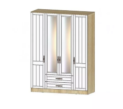 Шкаф 4-х створчатый Виктория