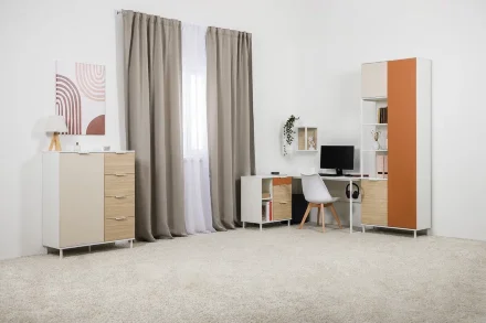 Шкаф комбинированный 13.22 Марвэл, белый 