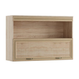 Полка навесная Ливорно ЛН-3, дуб сонома