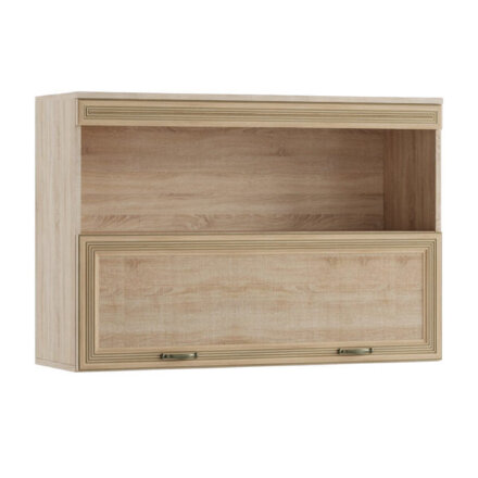 Полка навесная Ливорно ЛН-3, дуб сонома 