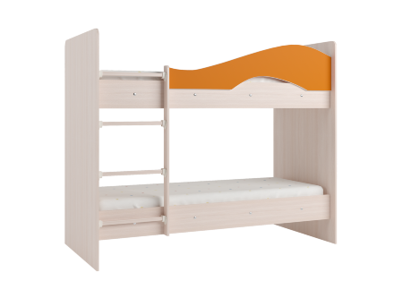 Кровать детская двухъярусная Мая Оранж 