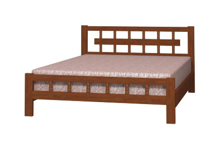 Кровать из массива Натали-5, орех 
