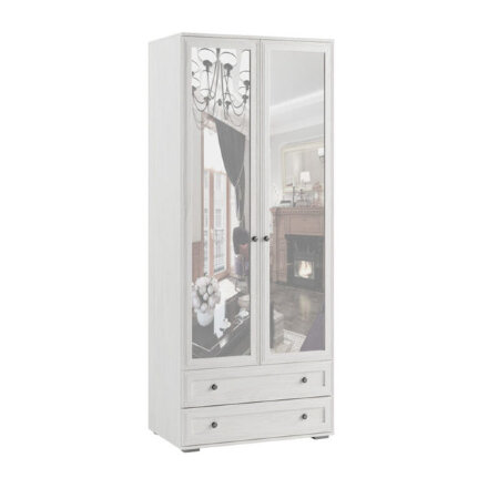 Шкаф двухстворчатый РШ-24 Ричард, ясень анкор 