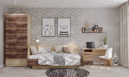 Шкаф Соната ШС-900, Сонома/Сакраменто