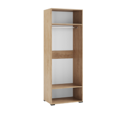 Шкаф 2-створчатый с зеркалом Модена МШ-22, гикори