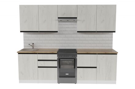 Кухонный гарнитур Амели мега, 250 см 