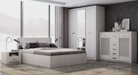 Шкаф четырехстворчатый Ривьера 