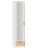 Шкаф для одежды Оттавия НМ 011.20 (фасад с зеркалом), Белый  