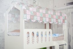 Кровать-домик 2-х ярусный без ящика