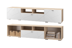 Тумба под ТВ (1 ящик 2 двери) Скайлайн 