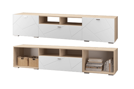 Тумба под ТВ (1 ящик 2 двери) Скайлайн  