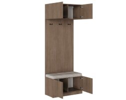 Шкаф с вешалкой и сидушкой Кантри, Кадена Вуд