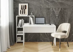 Стол-стеллаж Парус, белый