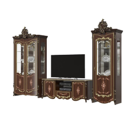 Витрина двухдверная Шейх, Орех