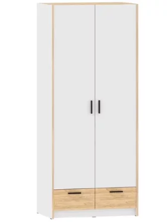 Шкаф для одежды Оттавия НМ 011.80, Белый 