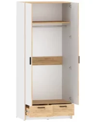 Шкаф для одежды Оттавия НМ 011.80, Белый