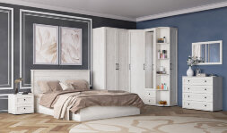 Полка навесная СН-4  София, Дуб крафт белый  