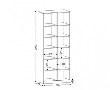 Стеллаж Николь 